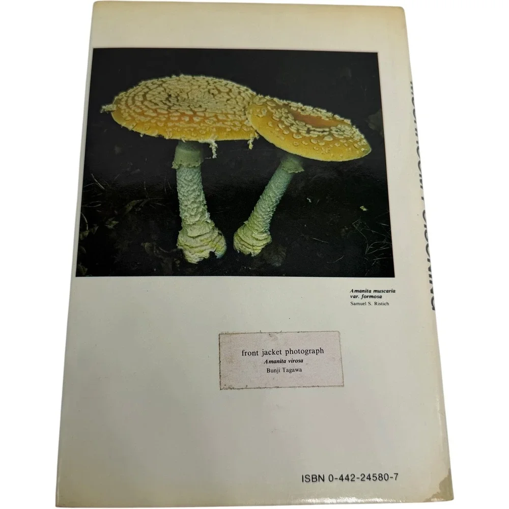 Van Nostrand Toxic and Hallucinogenic‎ Mushroom Poisoning 1977 1st Ed Hardcover